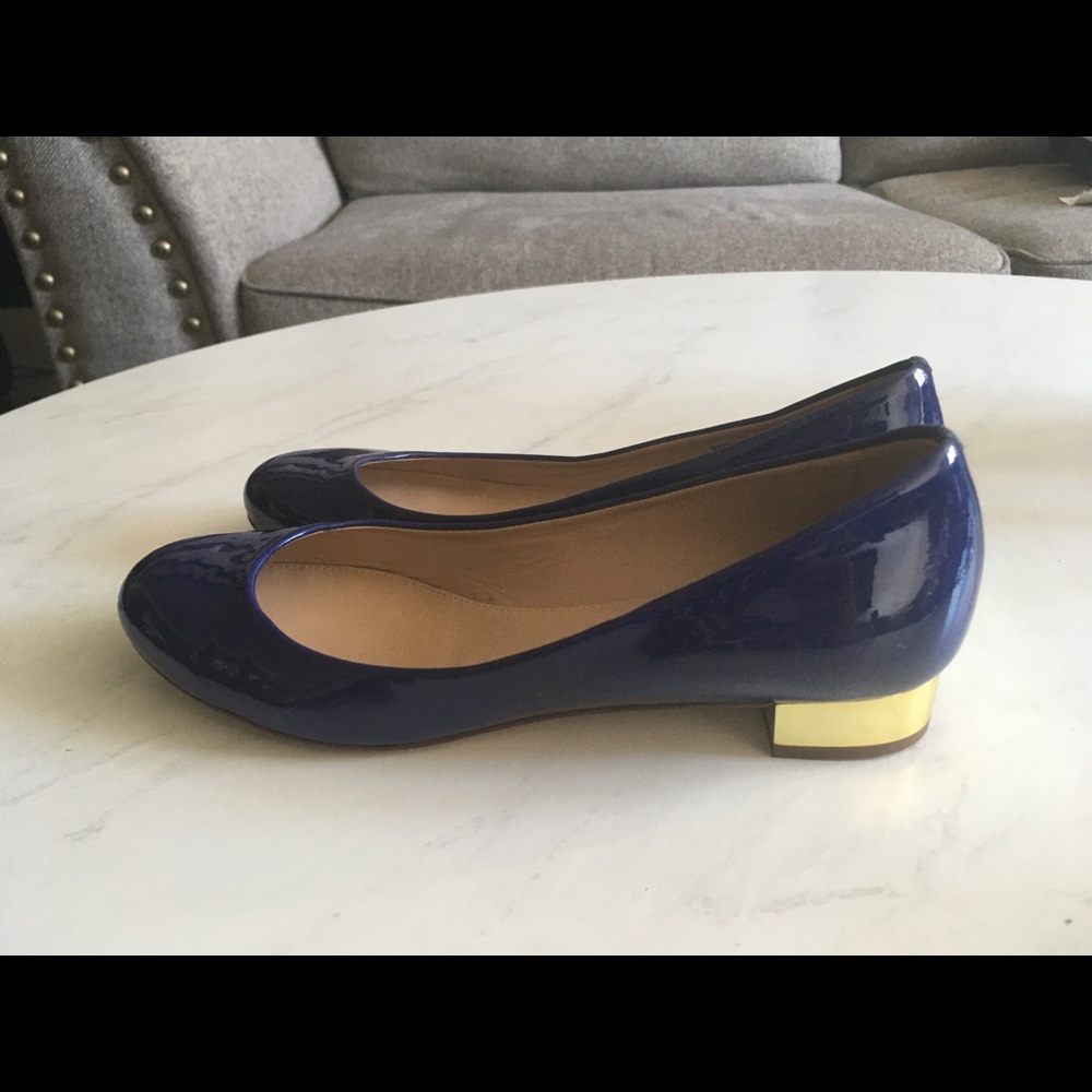 J. Crew patent leather ballet flats